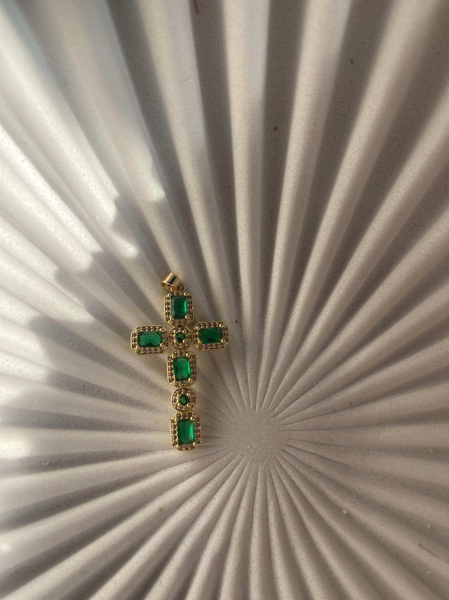 Barcelona cross pendant