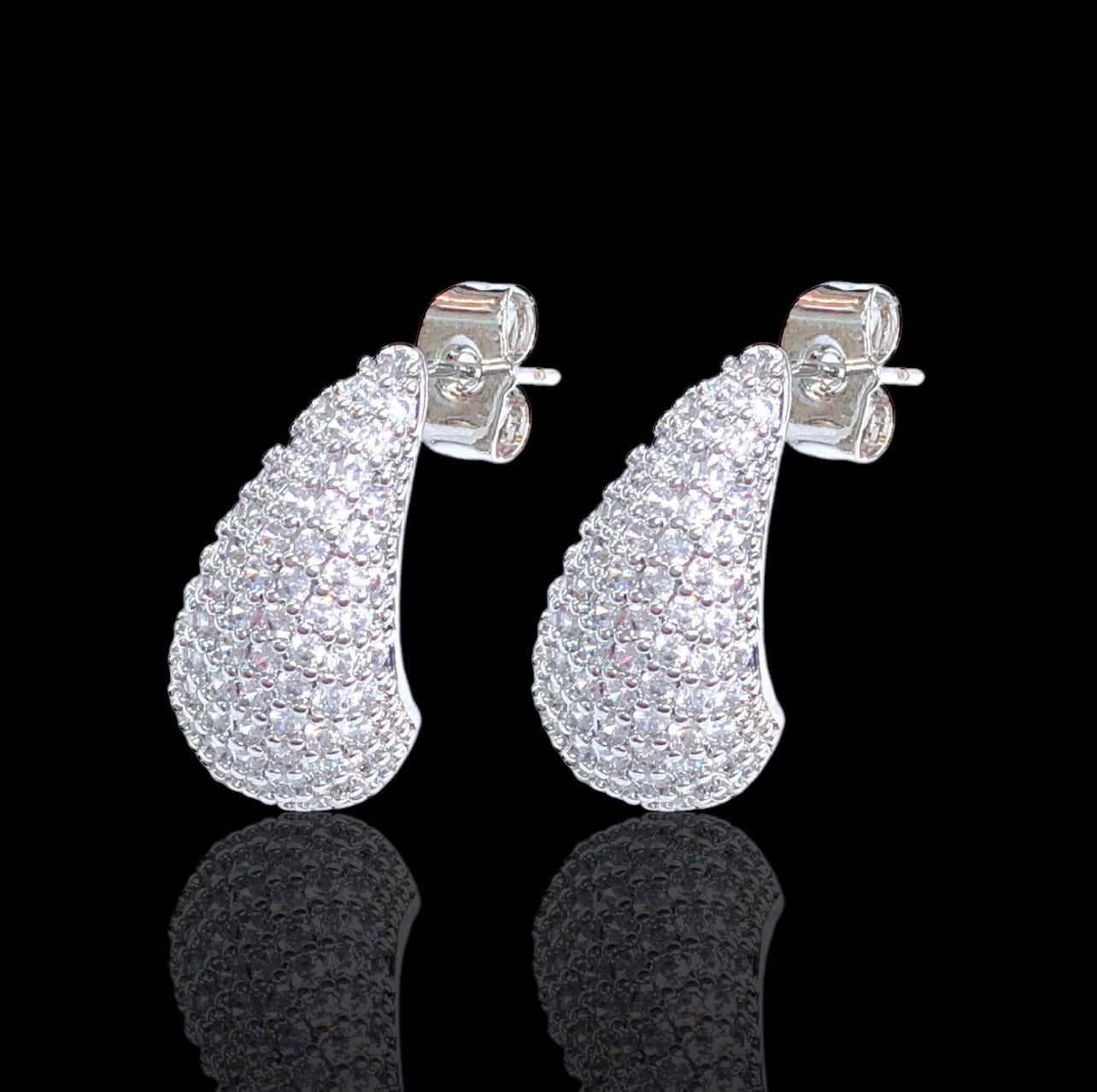 Crystal lagoon earrings