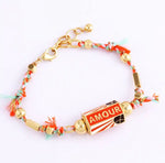 Orange Amour bracelet