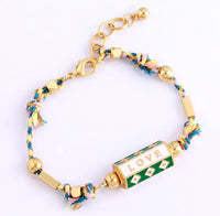 Green love bracelet