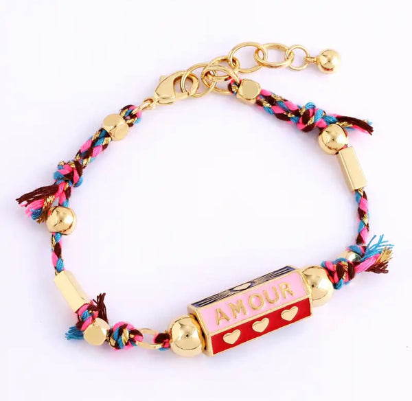 Pink Amour bracelet